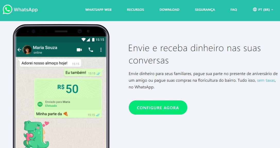 WhatsApp Payments brasil