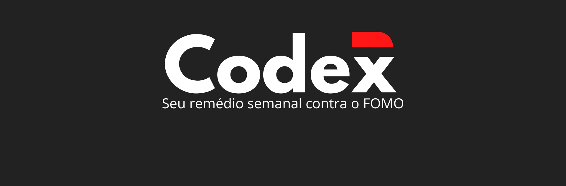 CODEX: Mais um ano vai