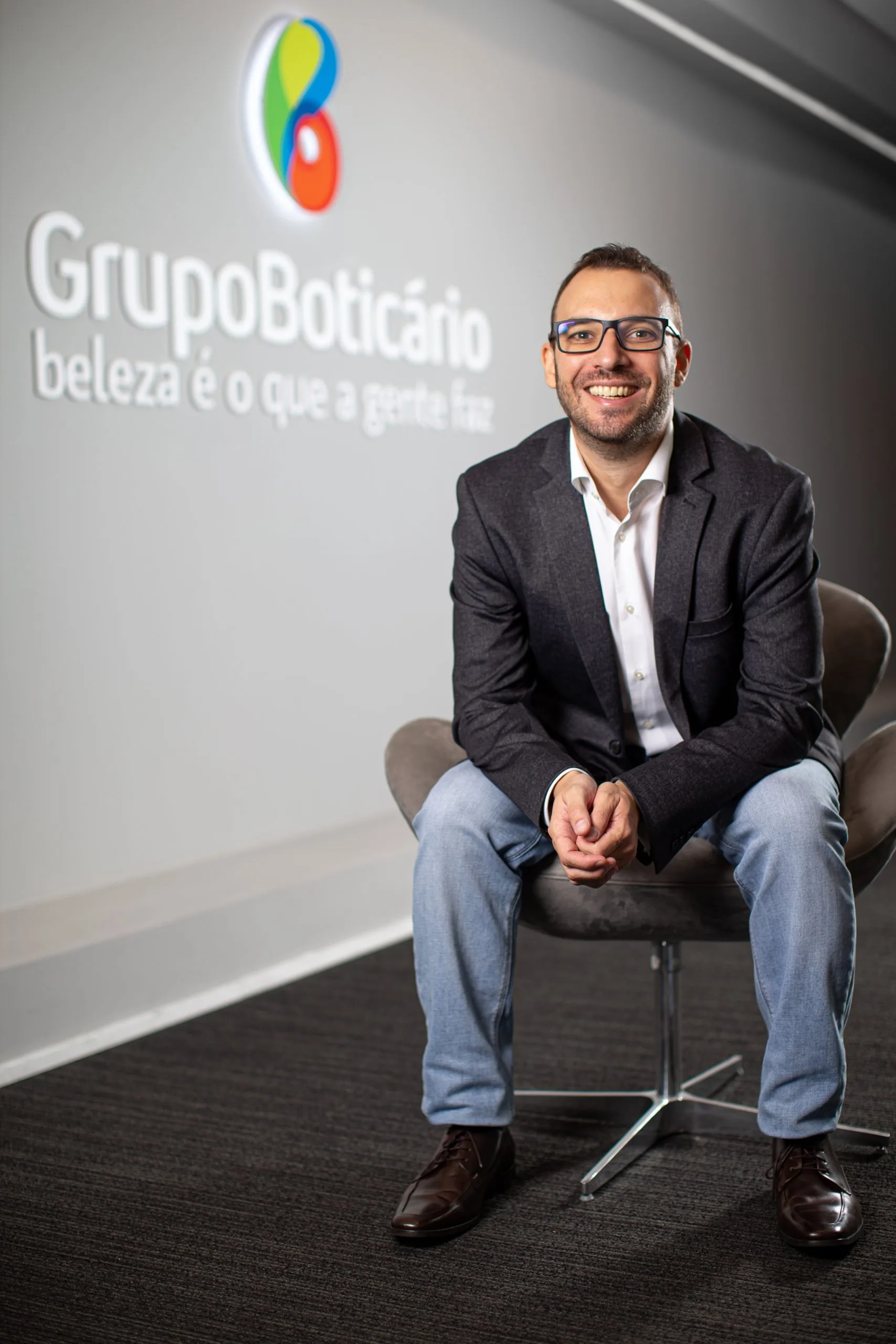 Foto do Daniel Knopfholz, vice-presidente de tecnologia do Grupo Boticário - Startups