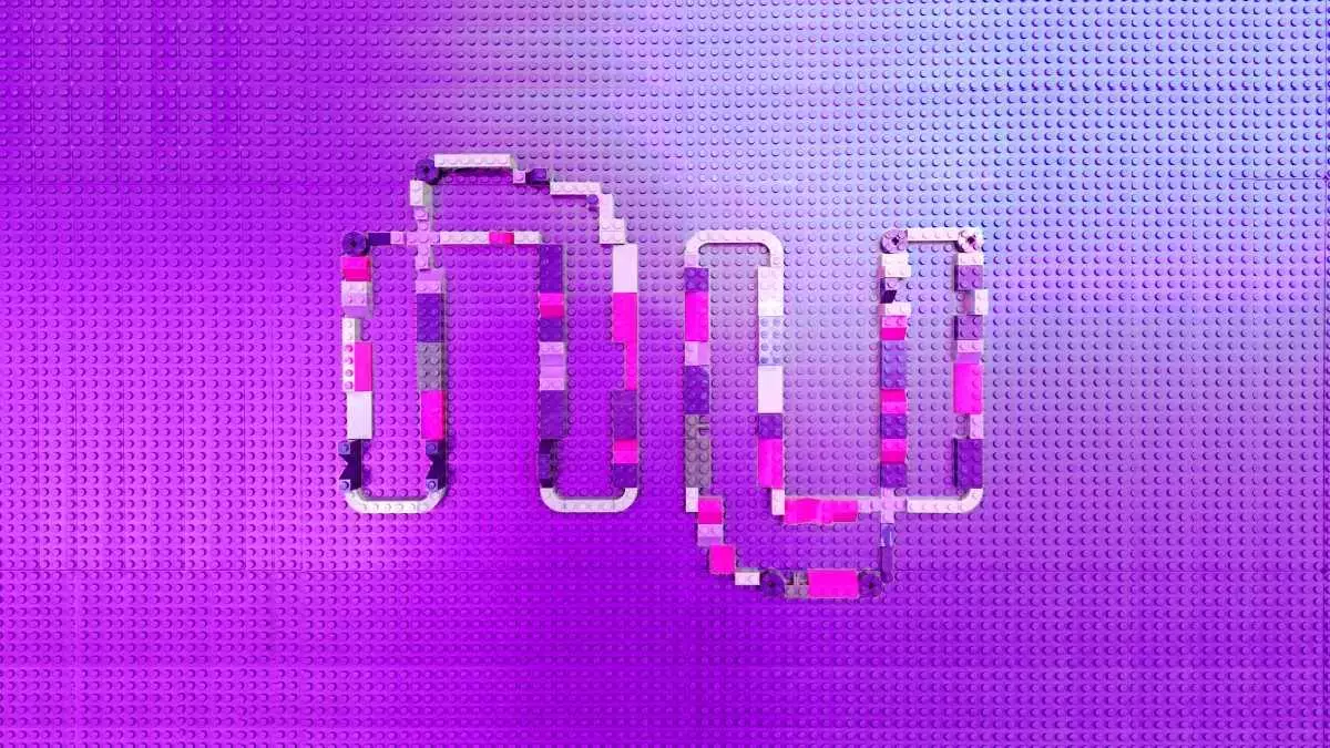 Peças de lego montadas com o logo do Nubank - Startups