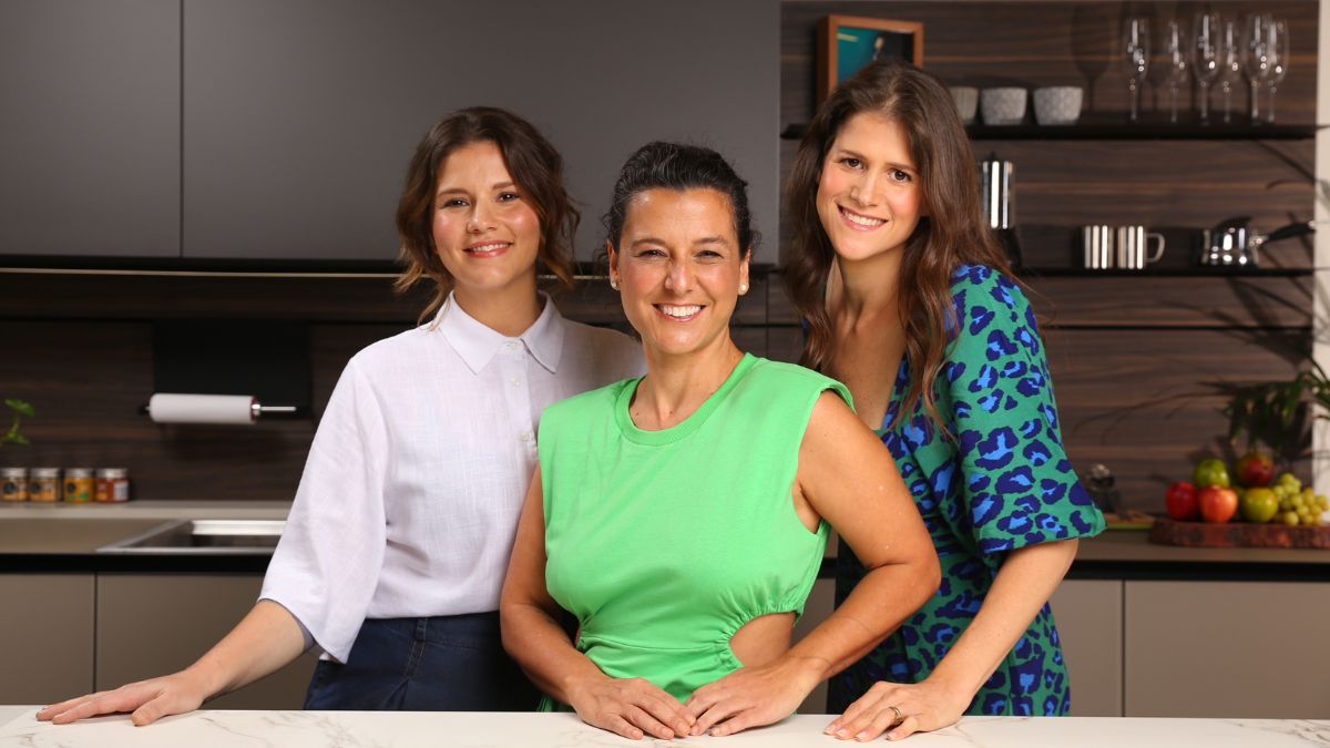 Patricia Taylor, Gabriela Kapim e Lara Folster, fundadoras da foodtech 5Kores