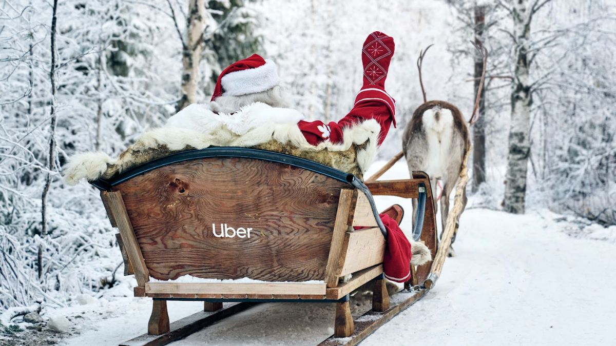 Não é brincadeira: Uber lança carona de trenó para o Natal