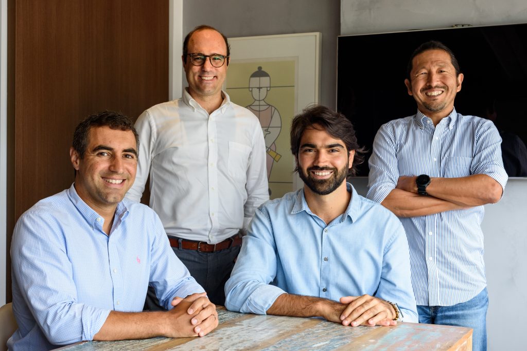 Guilherme Hug, Alexis Terrin, João Zecchi e Dan Yamamura, cofundadores da Fuse Capital