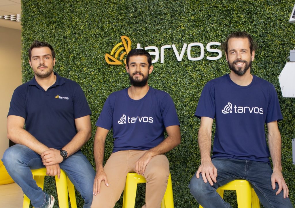 Fundadores da Tarvos: Andrei Grespan, Fabricio Soares e Hugo Rafacho