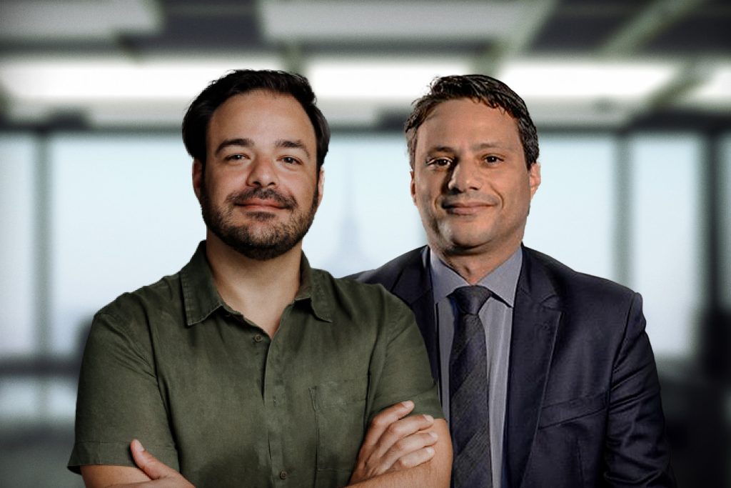 Rafael Campos (à esq), sócio e diretor de venture capital na Vox Capital e Cássio Santana, diretor de desenvolvimento de negócios da Copel (Foto: Divulgação)
