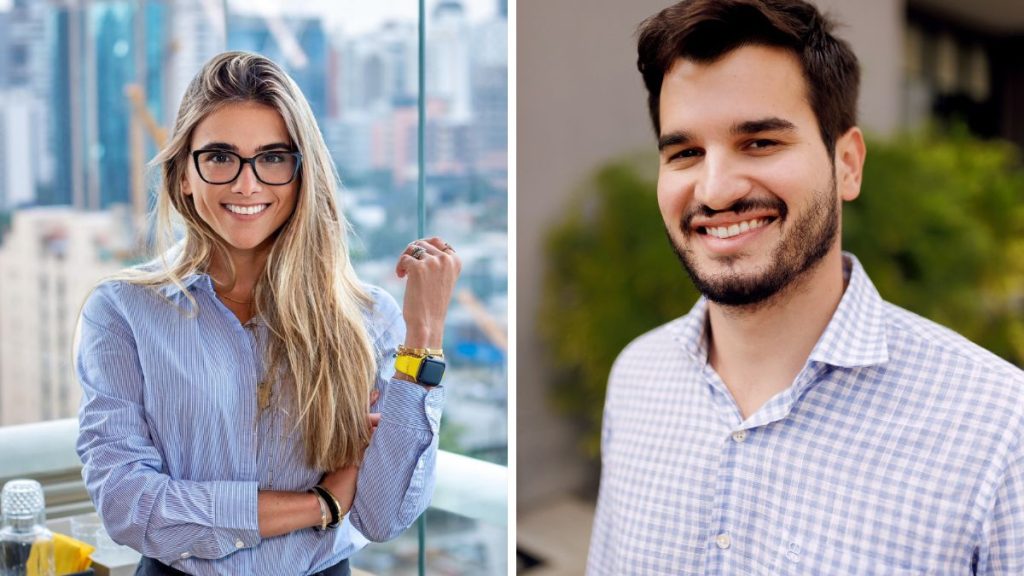 Julia de Luca, do Itaú BBA, e Lucas Abreu, VC investor criadores do The Next Big Thing LatAm (Foto: Divulgação)