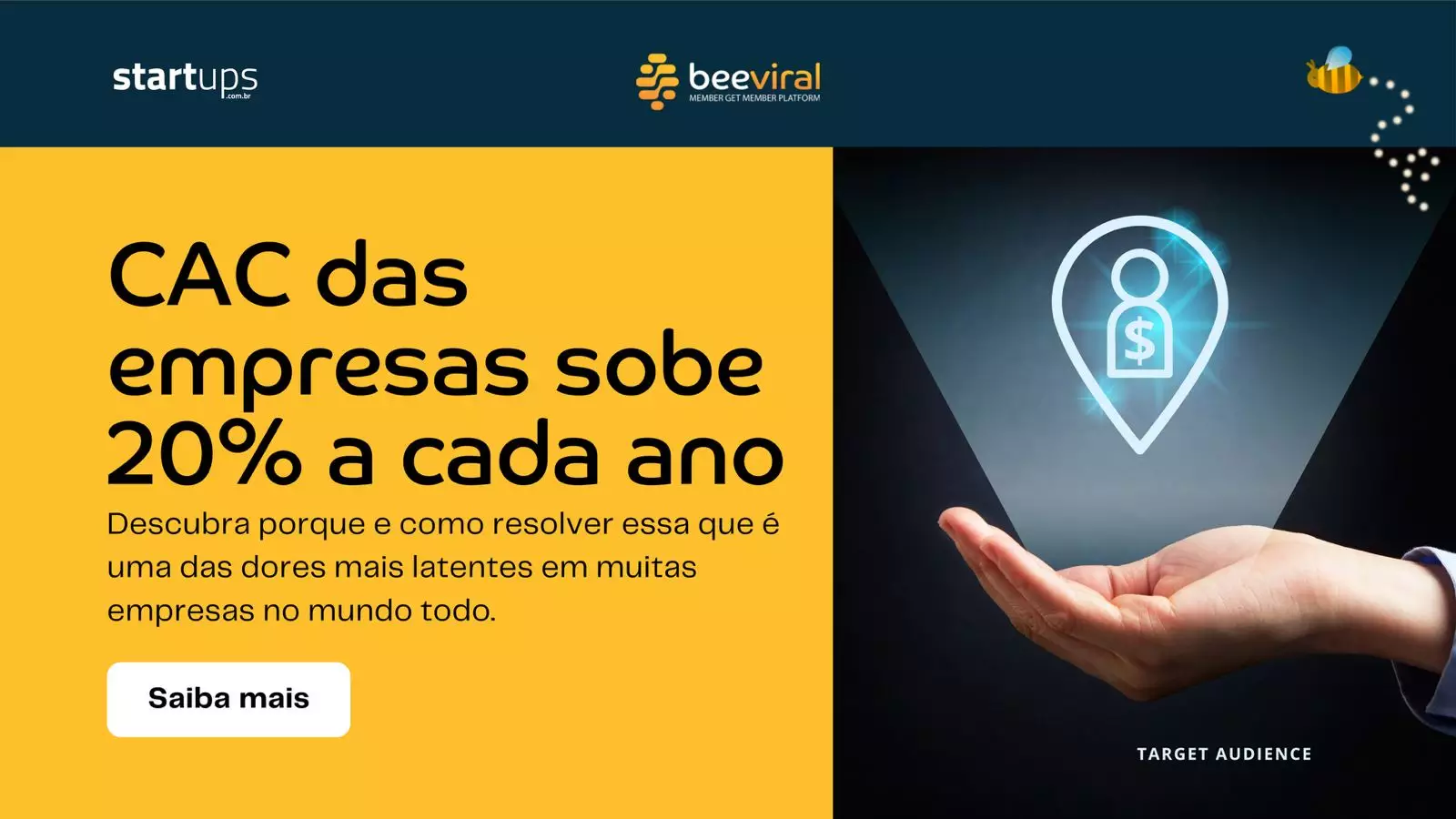 CAC das empresas sobe 20% a cada ano