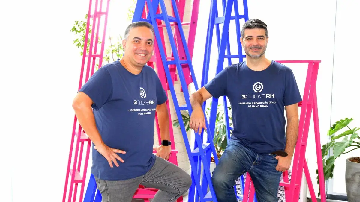 Alexandre Espinosa e Hélio Dantas, fundadores da 3ClicksRH