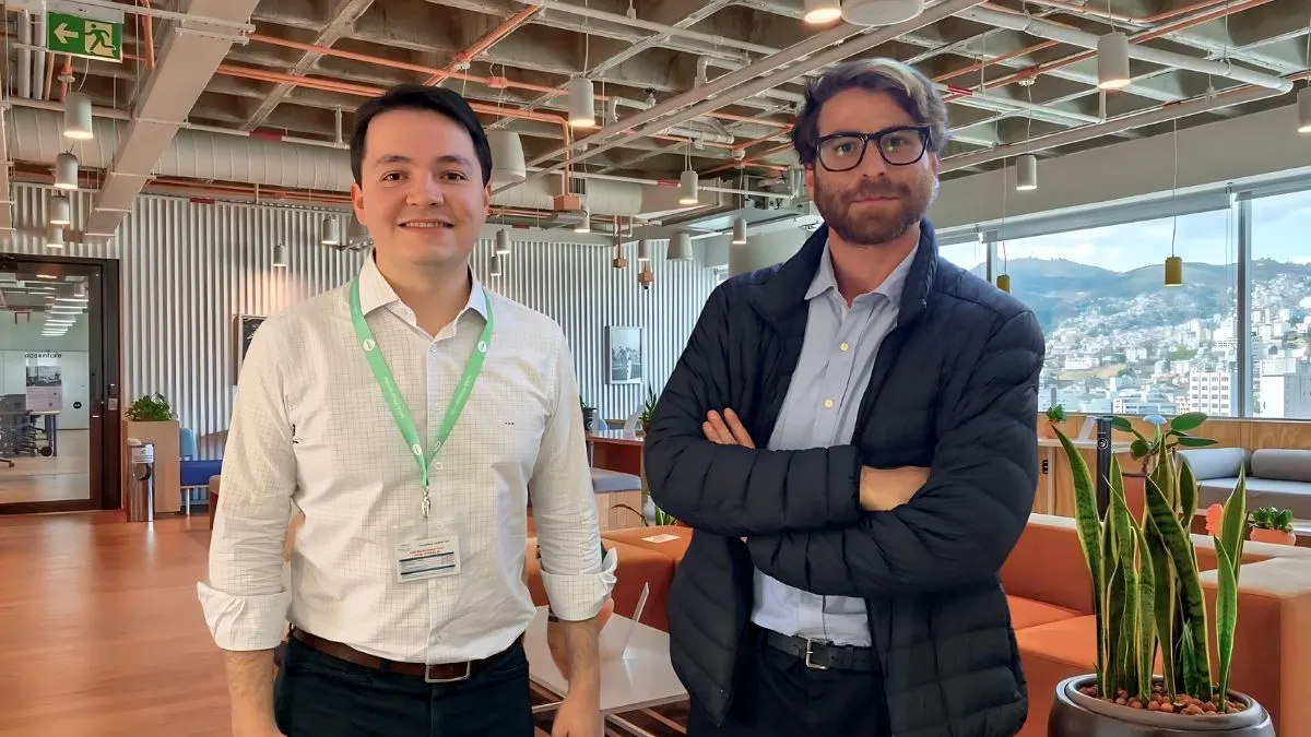 Fundadores da Alume: Pedro Silveira e Felipe Weinfeld